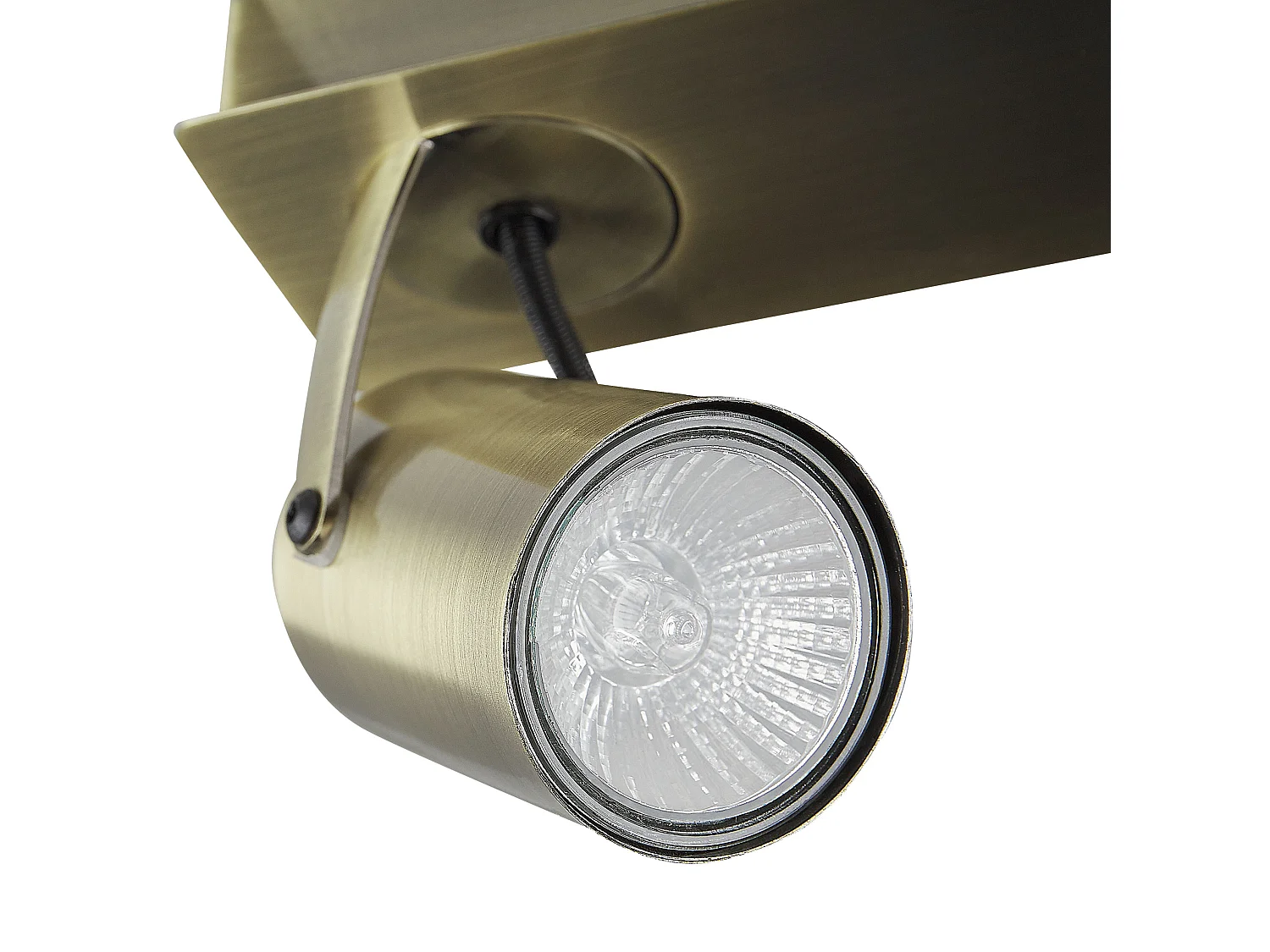 3-lichts spot KLIP Verstelbaar Metaal Messing