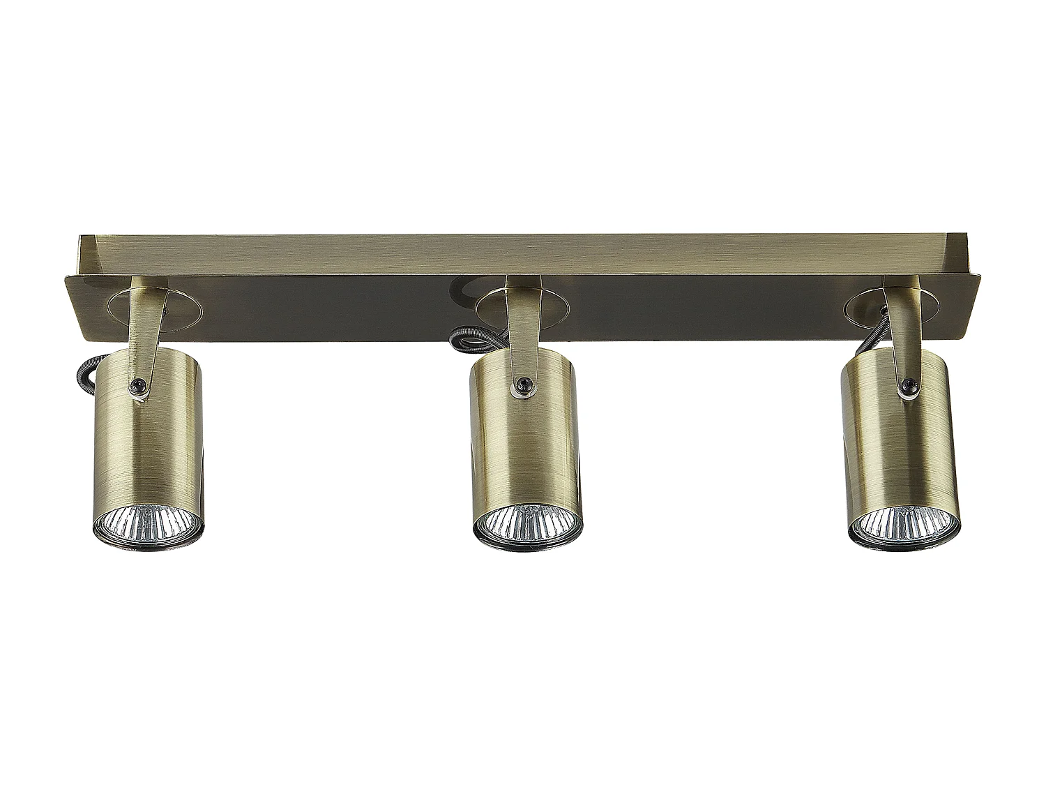 Spot à 3 lumières KLIP Réglable Métal Laiton