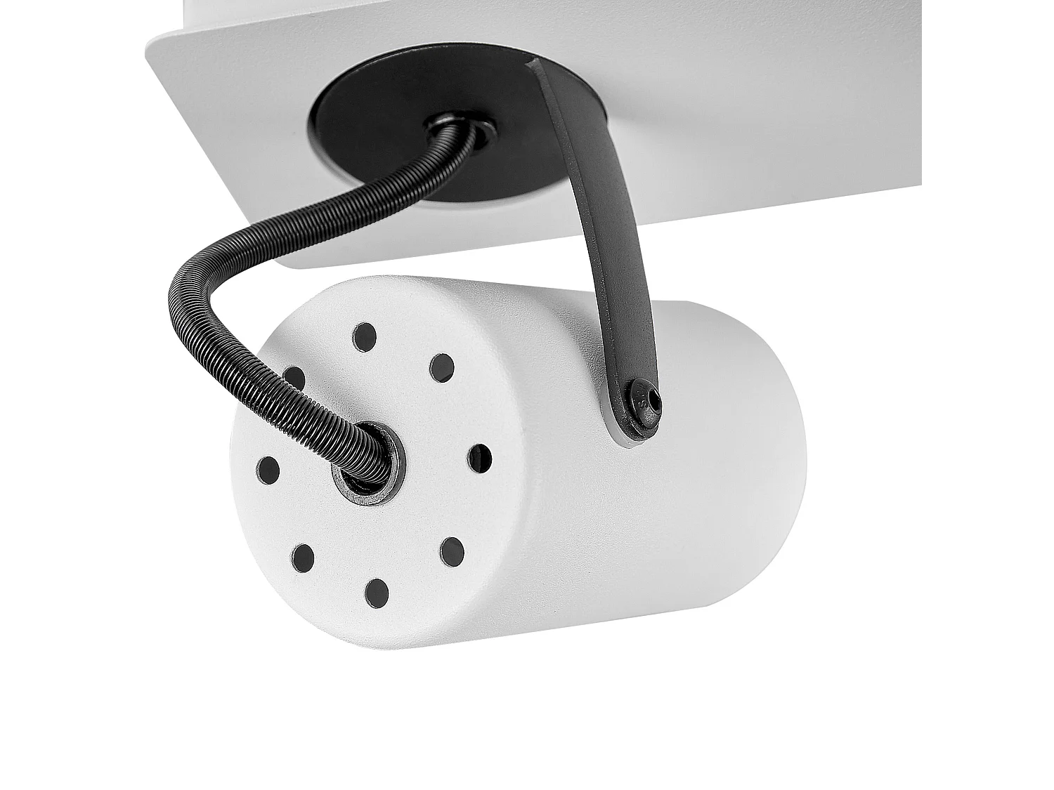 Strahler 4-flammig KLIP verstellbar Metall Weiss