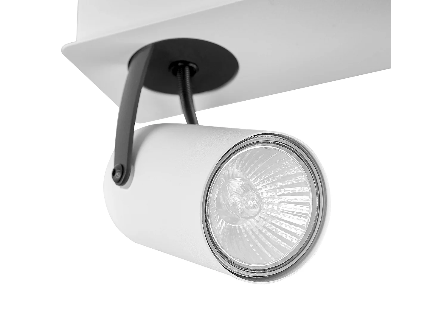 Spot à 4 lumières KLIP Réglable Métal Blanc