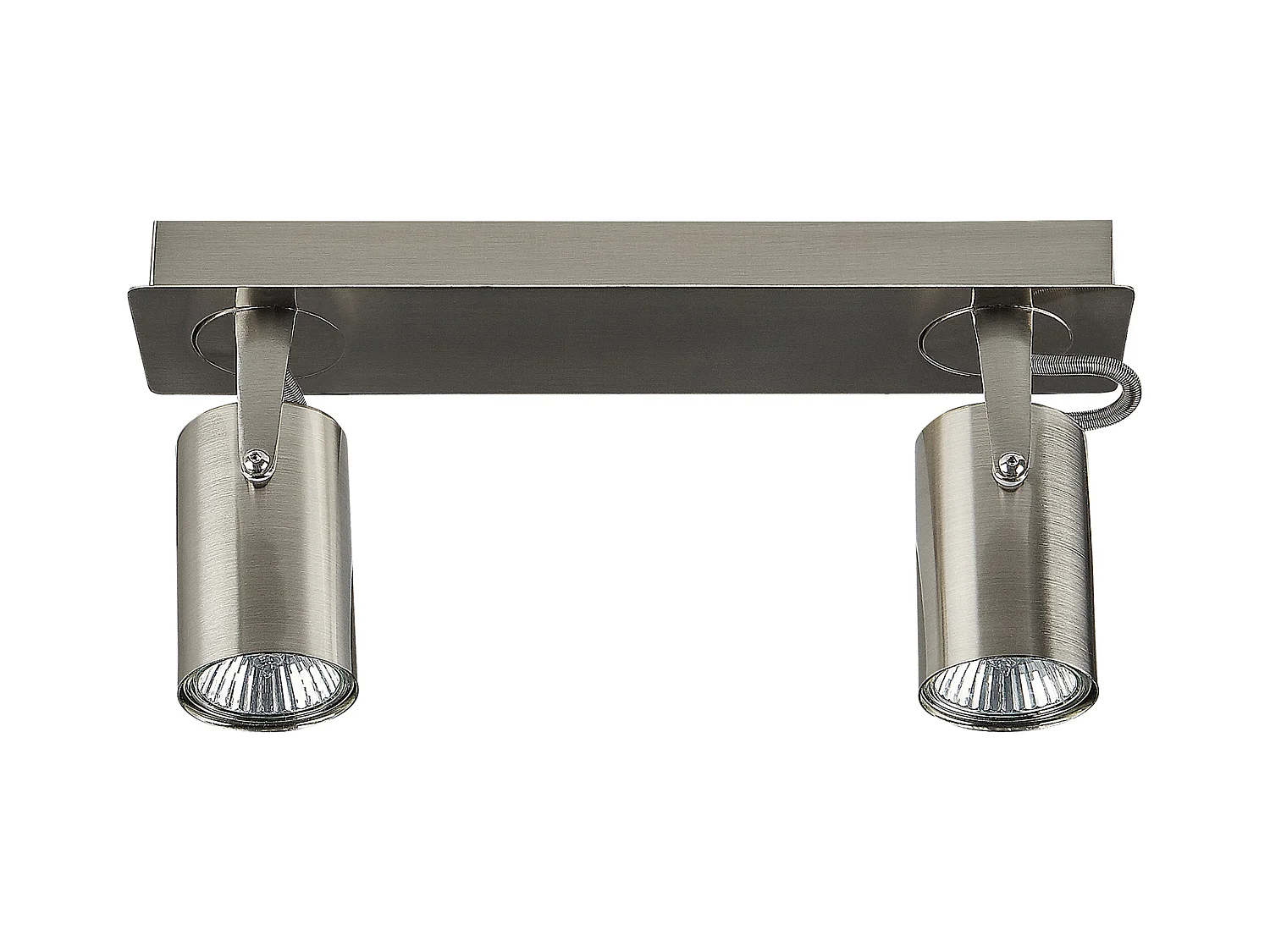 Spot à 2 lumières KLIP Réglable Métal Argenté