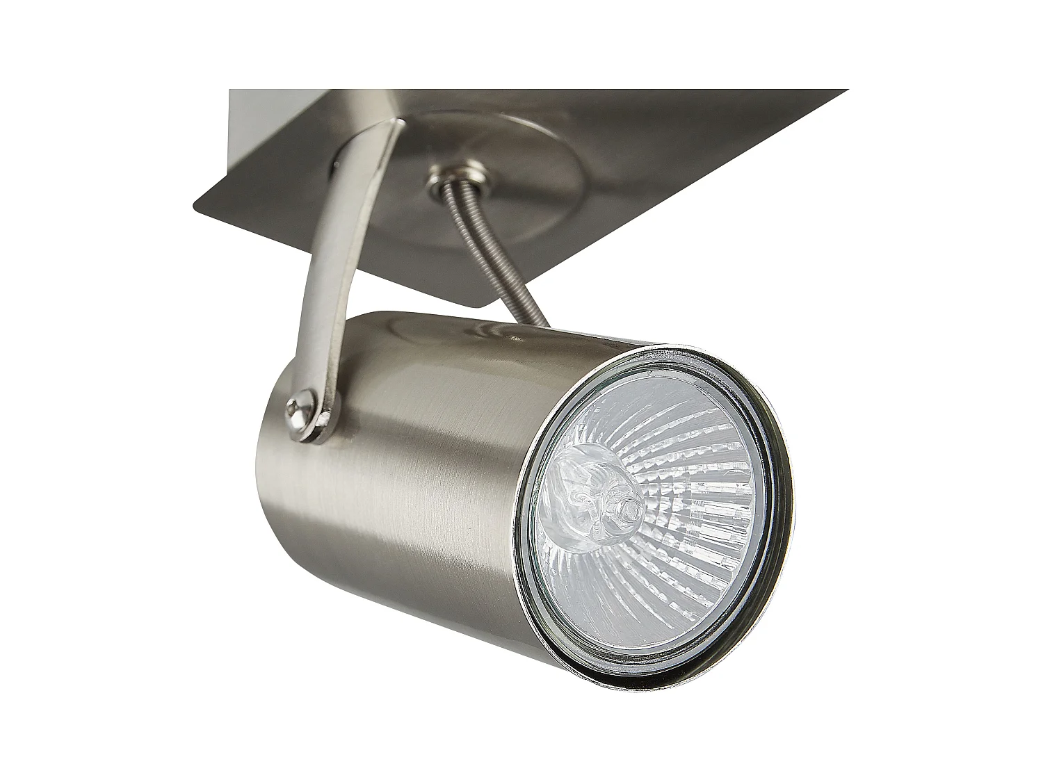 Spot à 2 lumières KLIP Réglable Métal Argenté