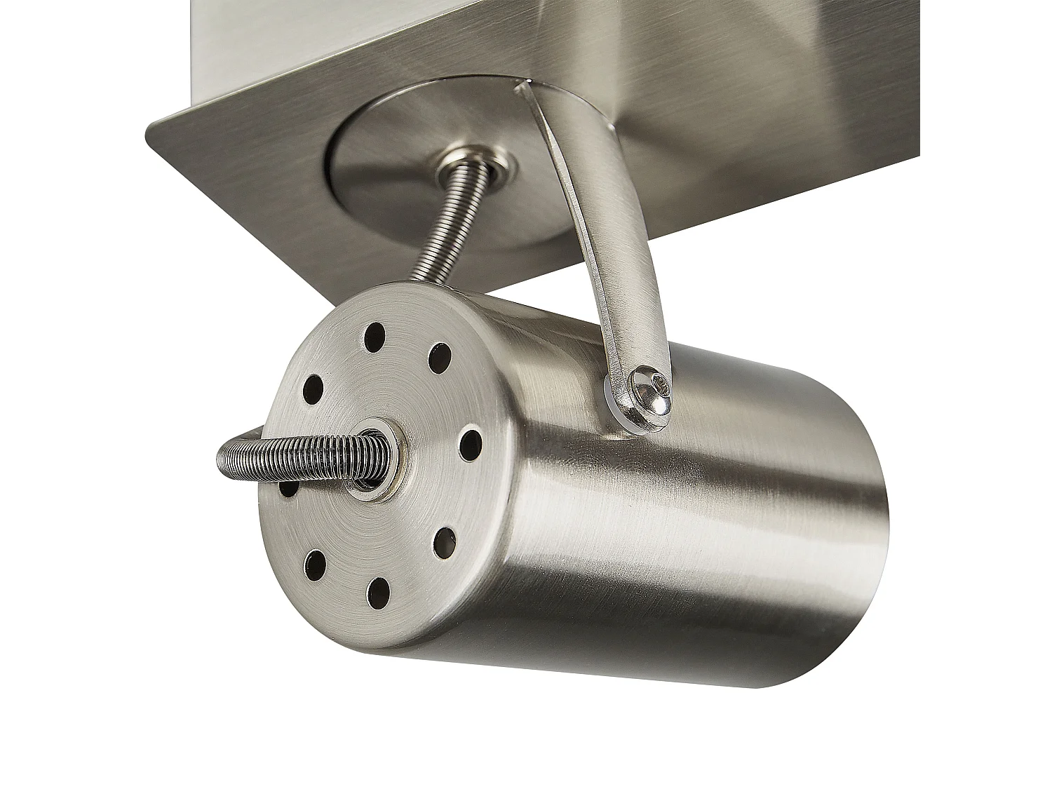 Candeeiro com 2 focos KLIP Ajustável Metal Prateado