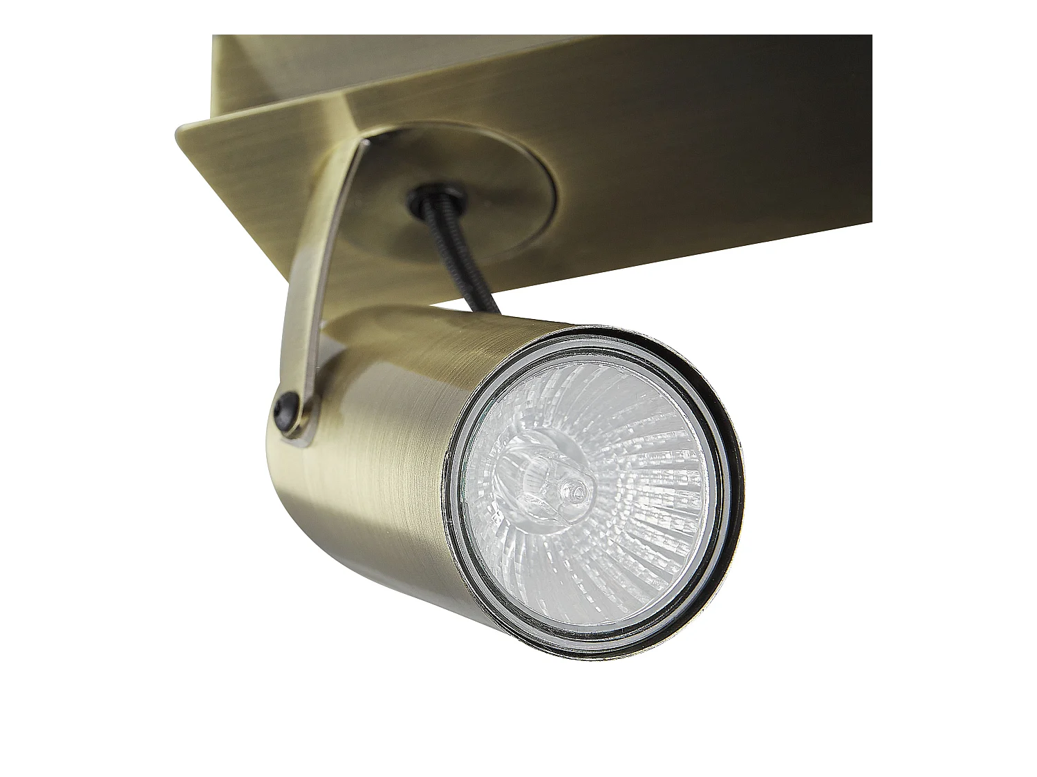 4-lichts spot KLIP Verstelbaar Metaal Messing