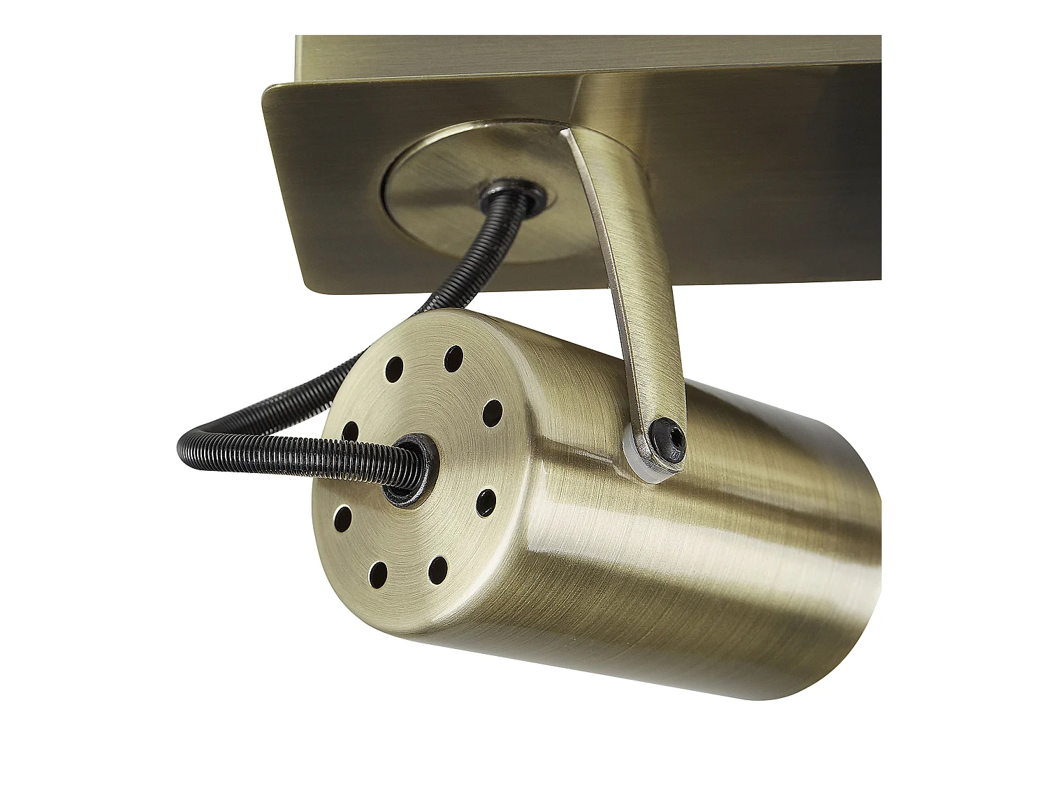 4-lichts spot KLIP Verstelbaar Metaal Messing