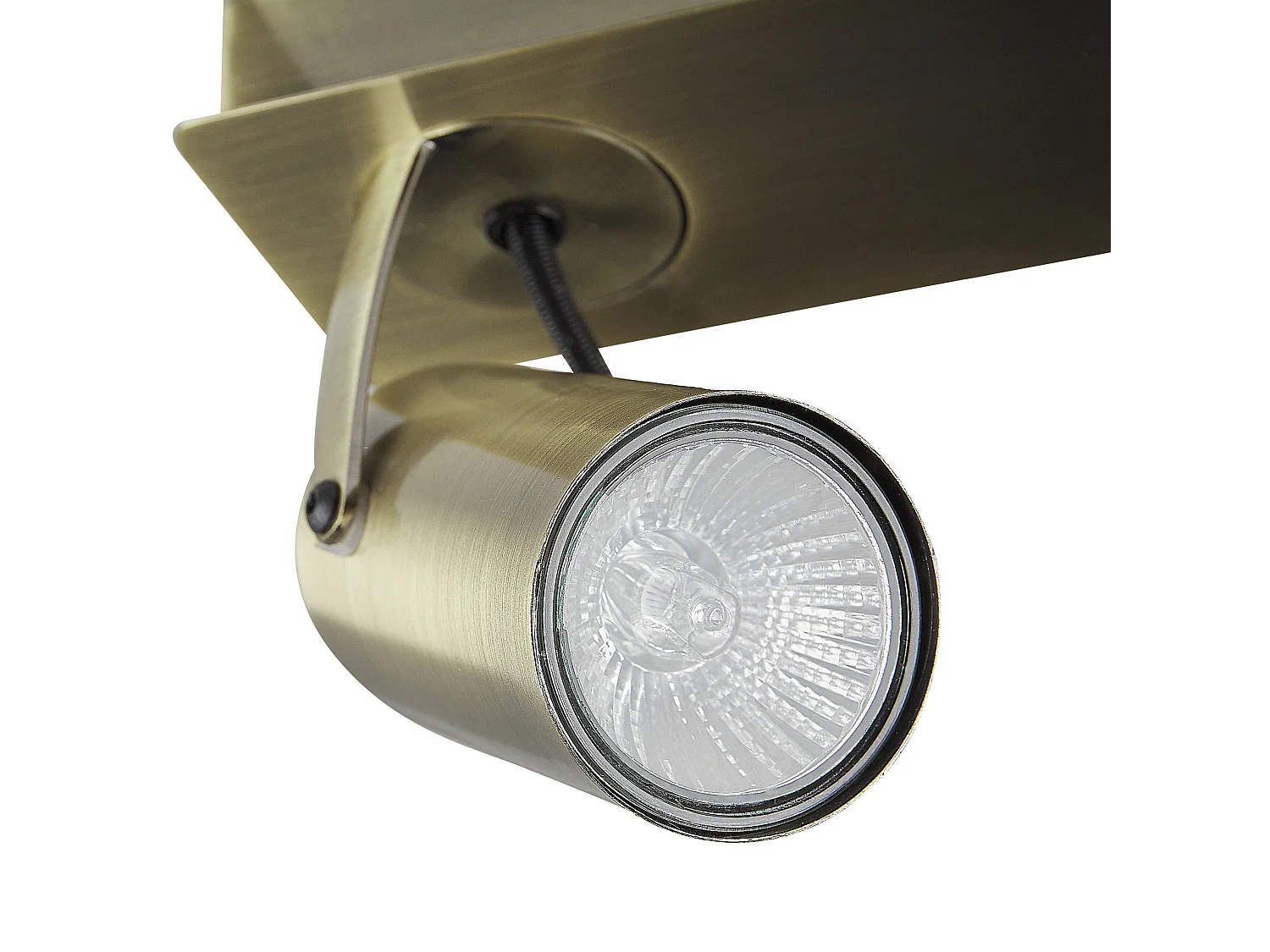 Spot à 4 lumières KLIP Réglable Métal Laiton