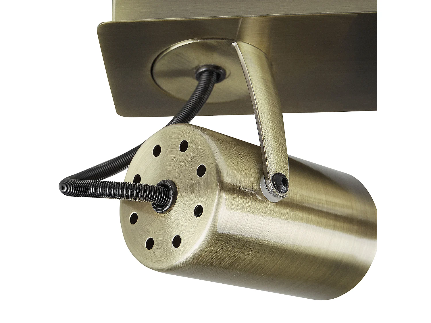 Spot à 4 lumières KLIP Réglable Métal Laiton