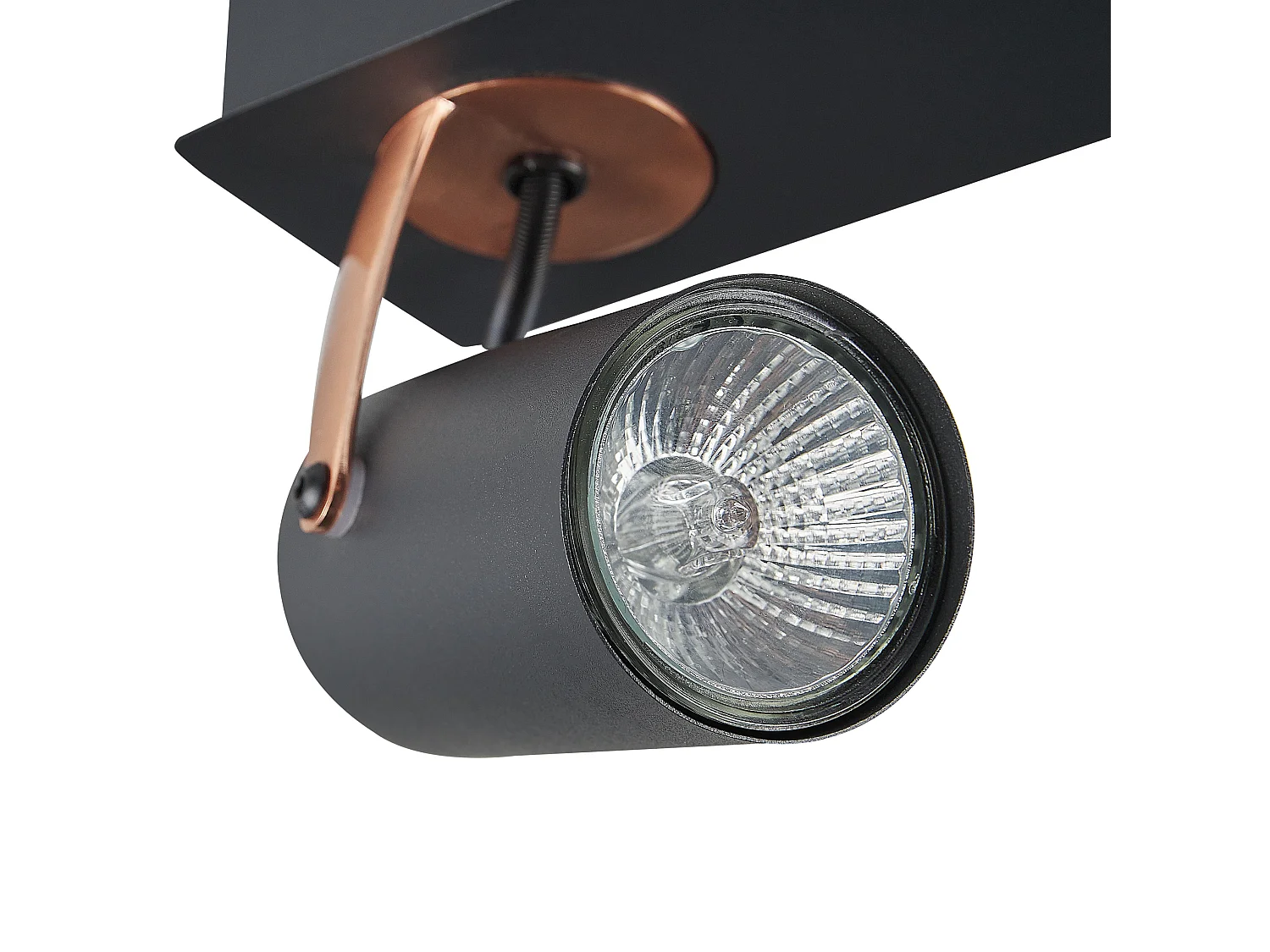 3-lichts spot KLIP Verstelbaar Metaal Zwart