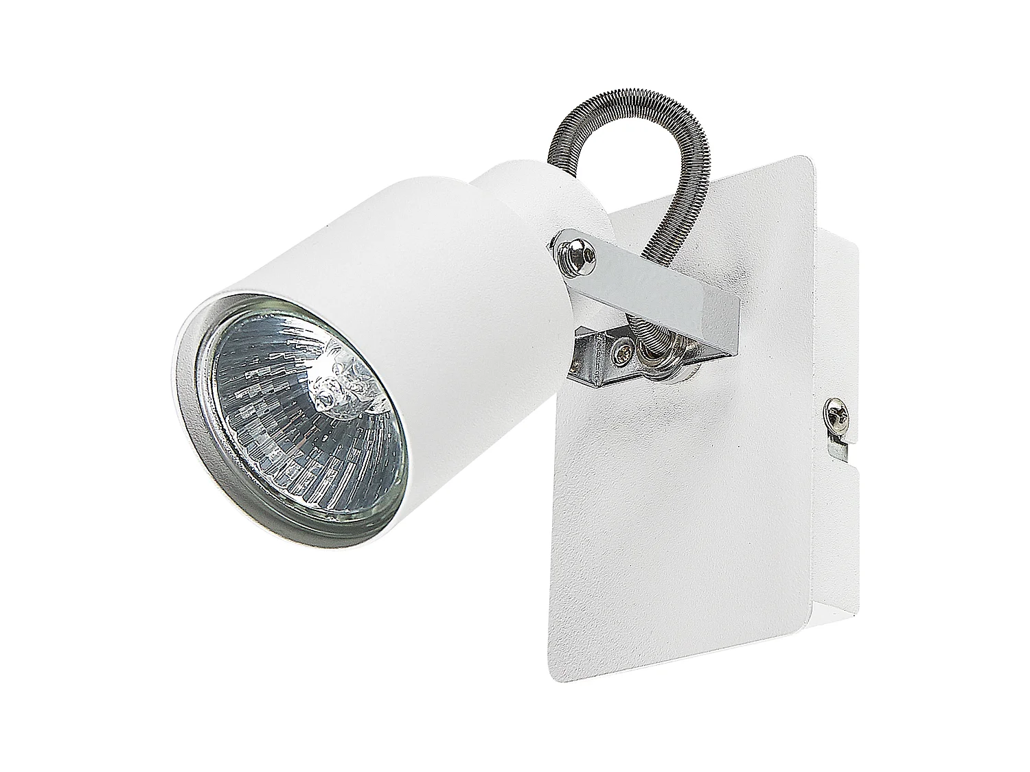 Set van 2 spotlampen BONTE Verstelbaar Metaal Wit