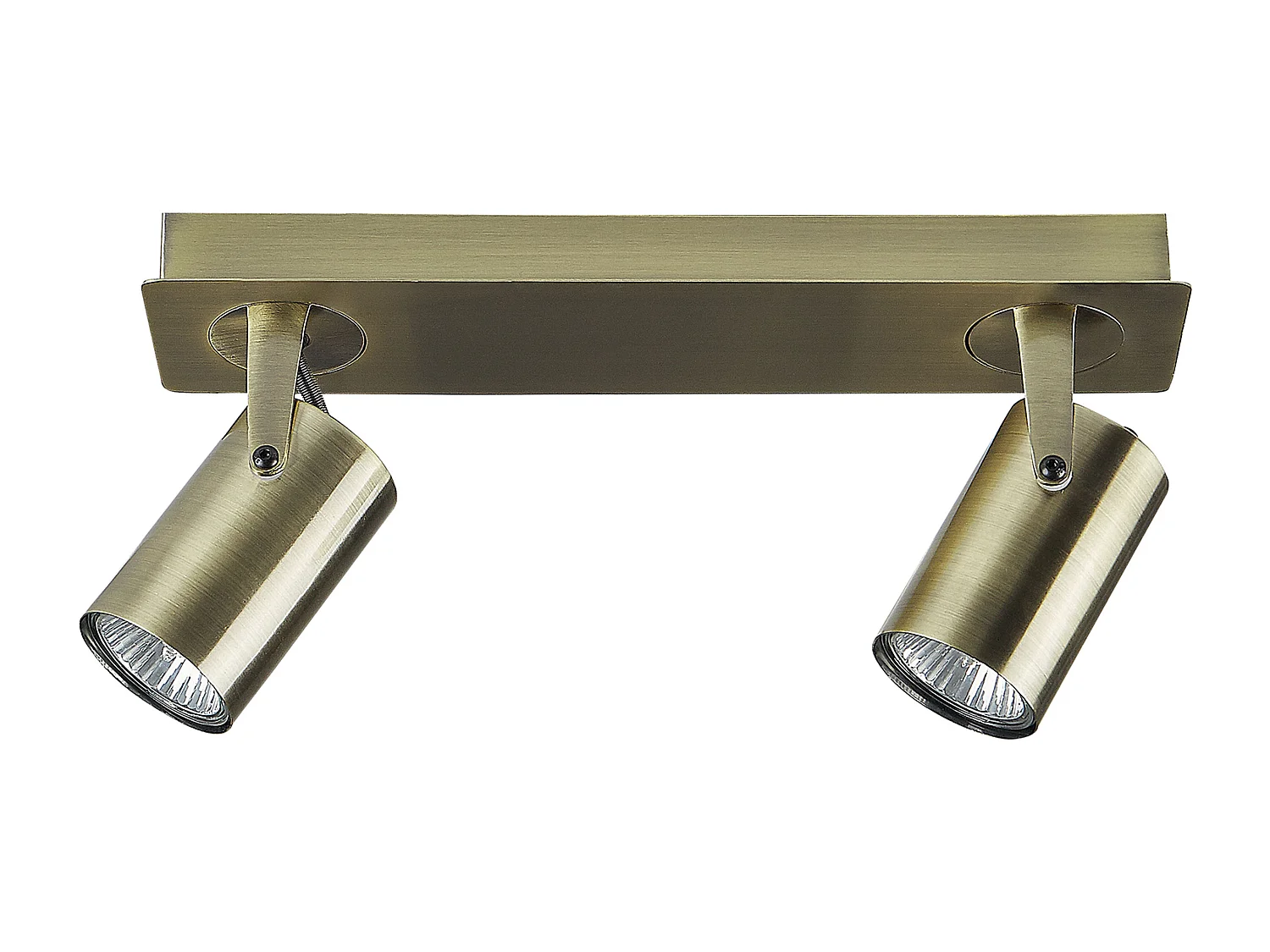 2-lichts spot KLIP Verstelbaar Metaal Messing