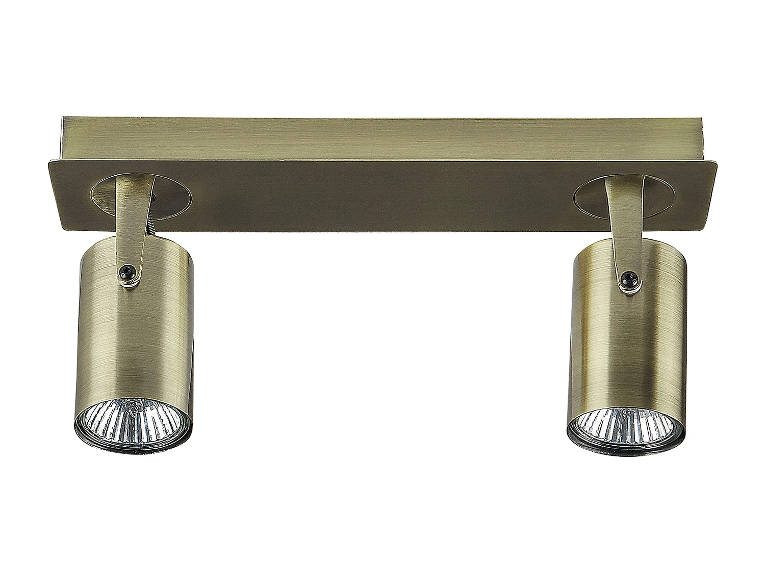 2-lichts spot KLIP Verstelbaar Metaal Messing