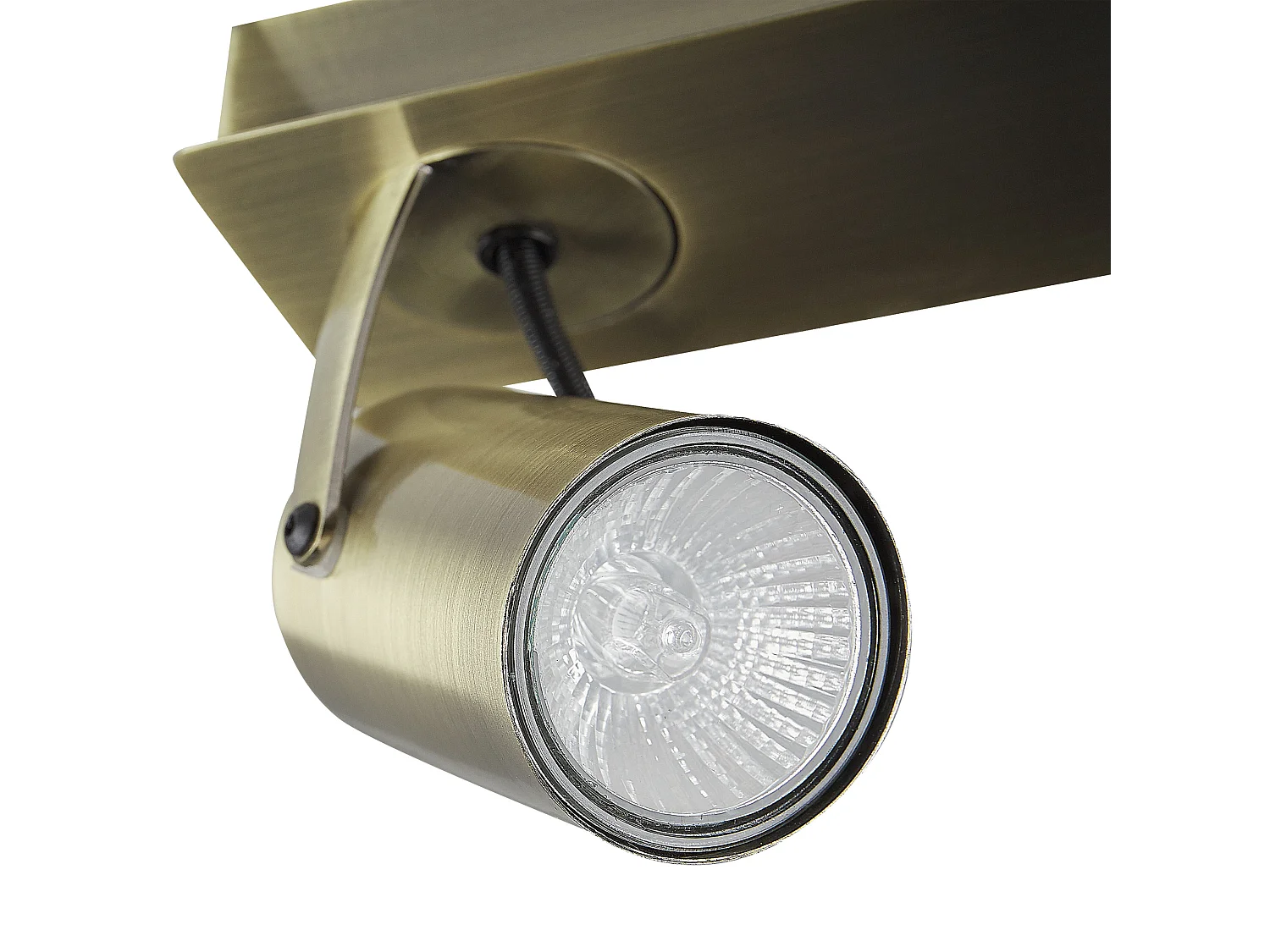 2-lichts spot KLIP Verstelbaar Metaal Messing