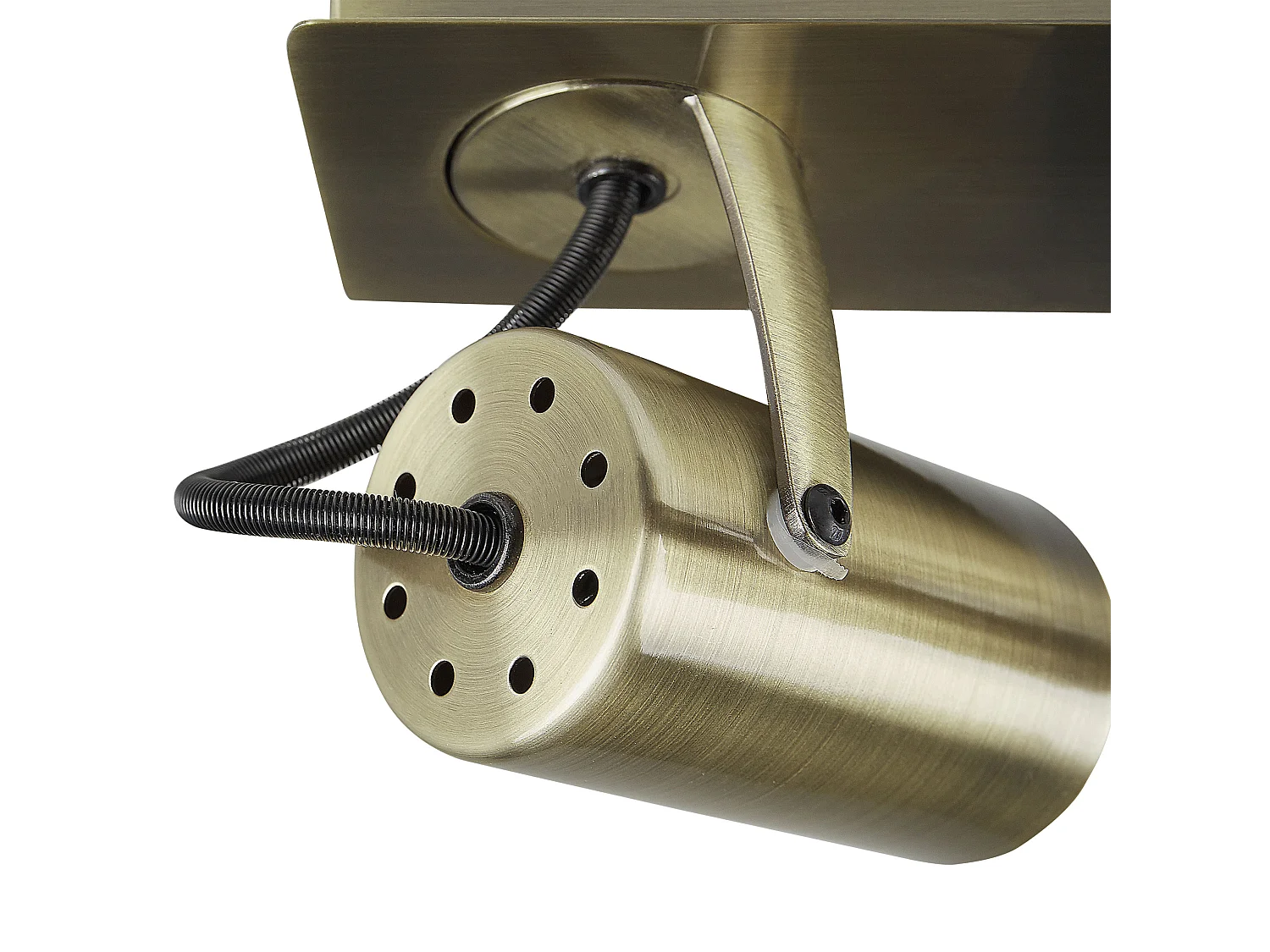 2-lichts spot KLIP Verstelbaar Metaal Messing