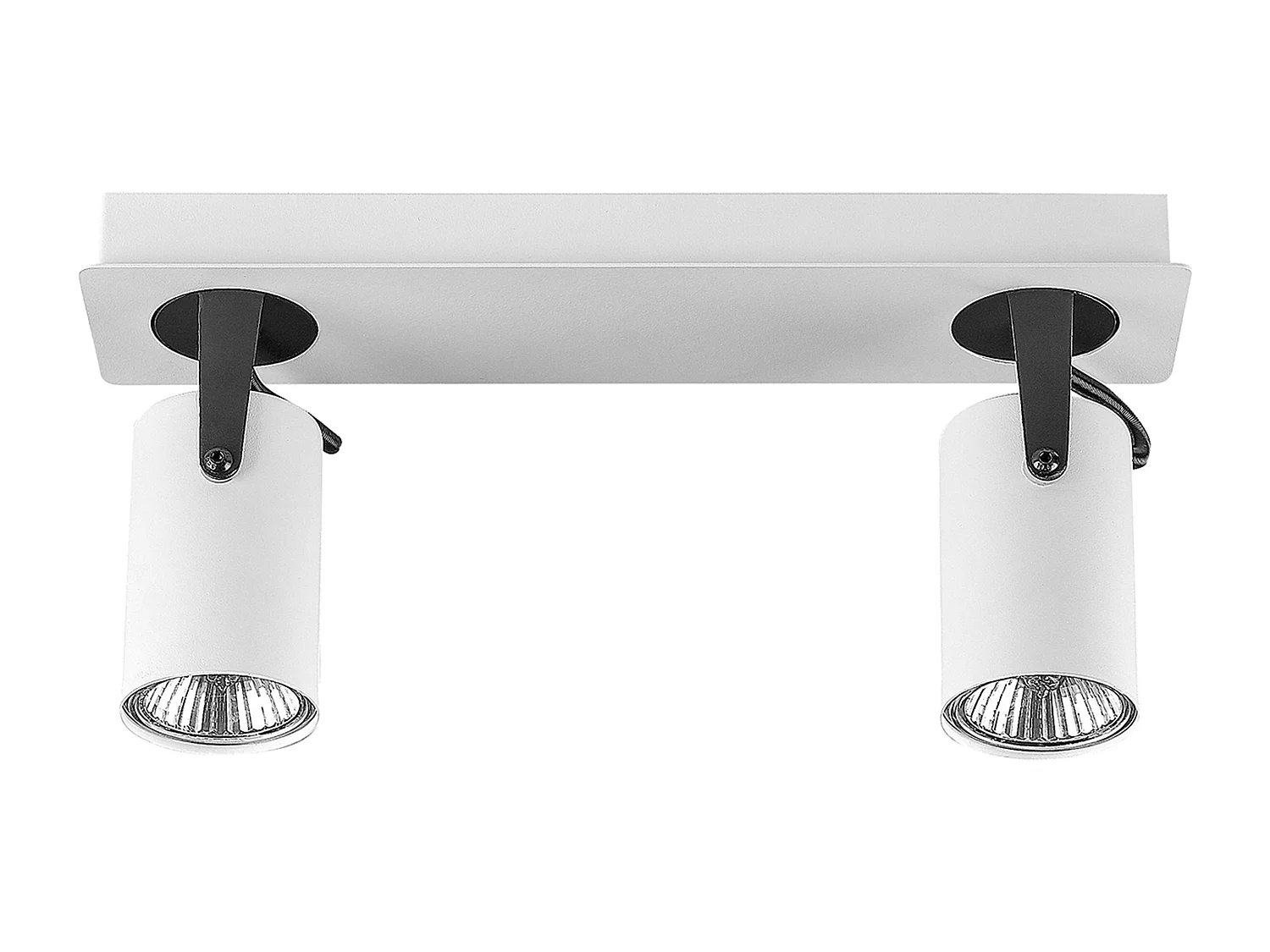 2-lichts spot KLIP Verstelbaar Metaal Wit