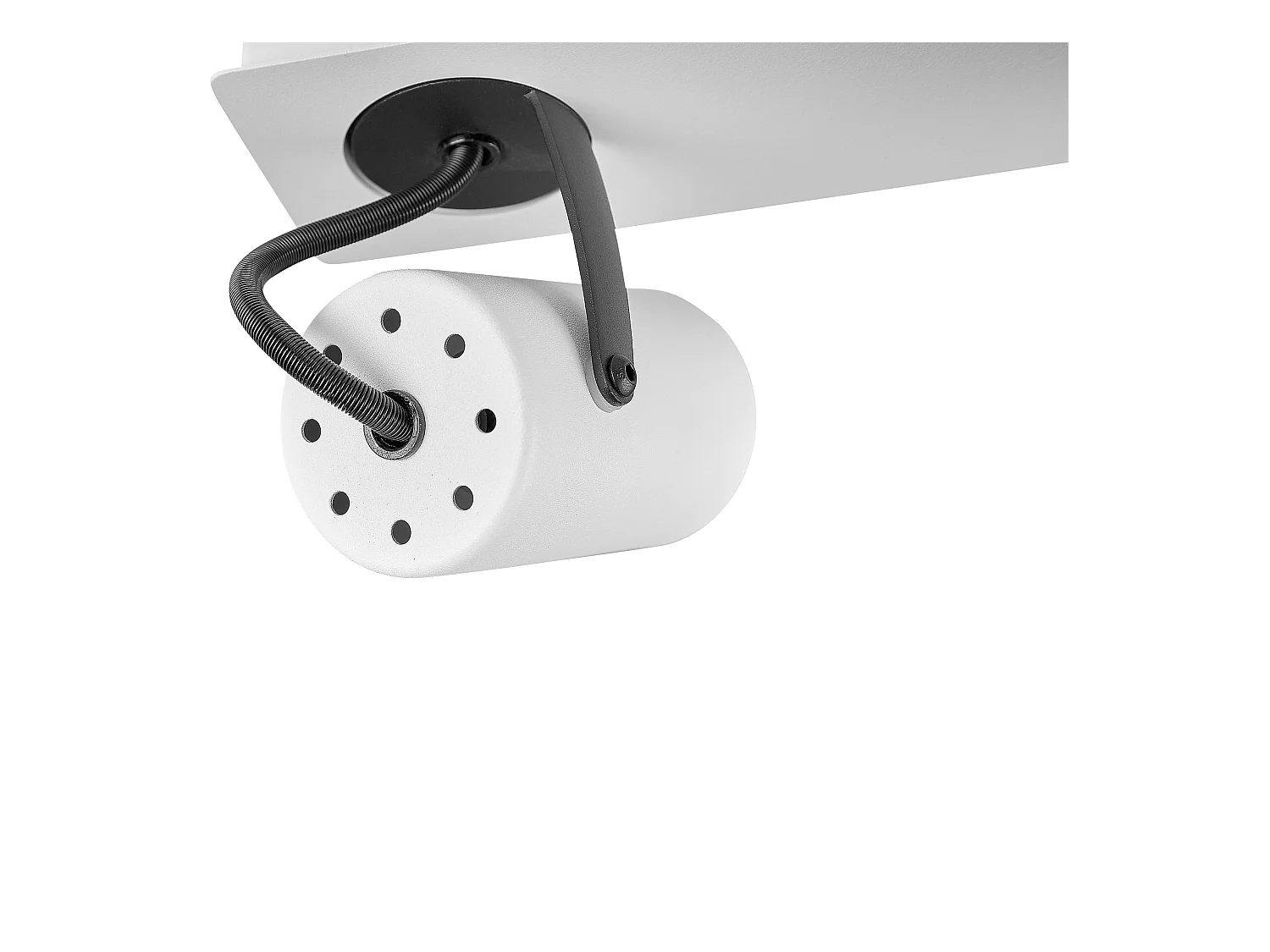 Deckenstrahler 3-flammig Metall weiß Deckenspot schwenkbar Industrial Klip