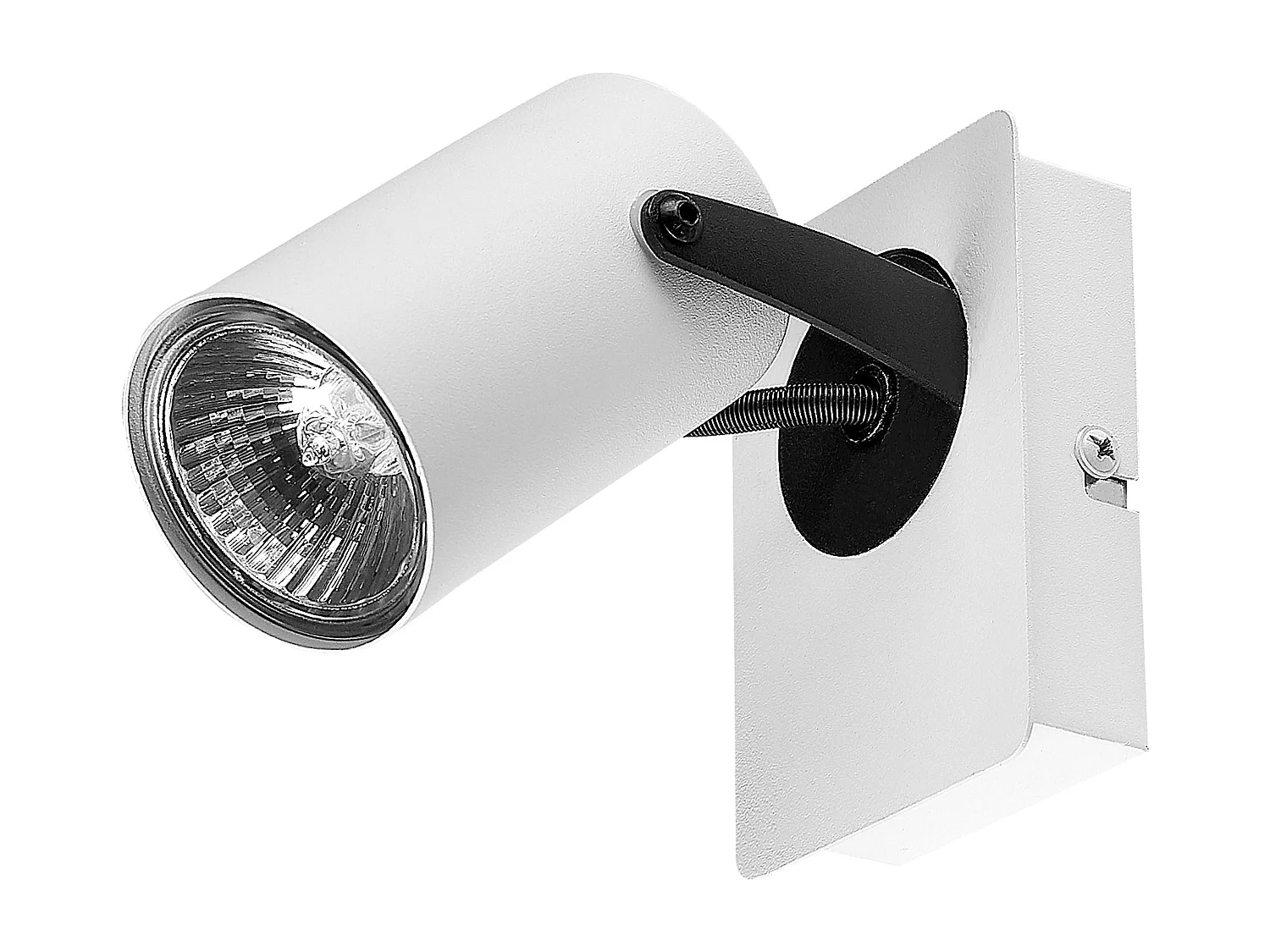 Lot de 2 spots KLIP Réglable Métal Blanc