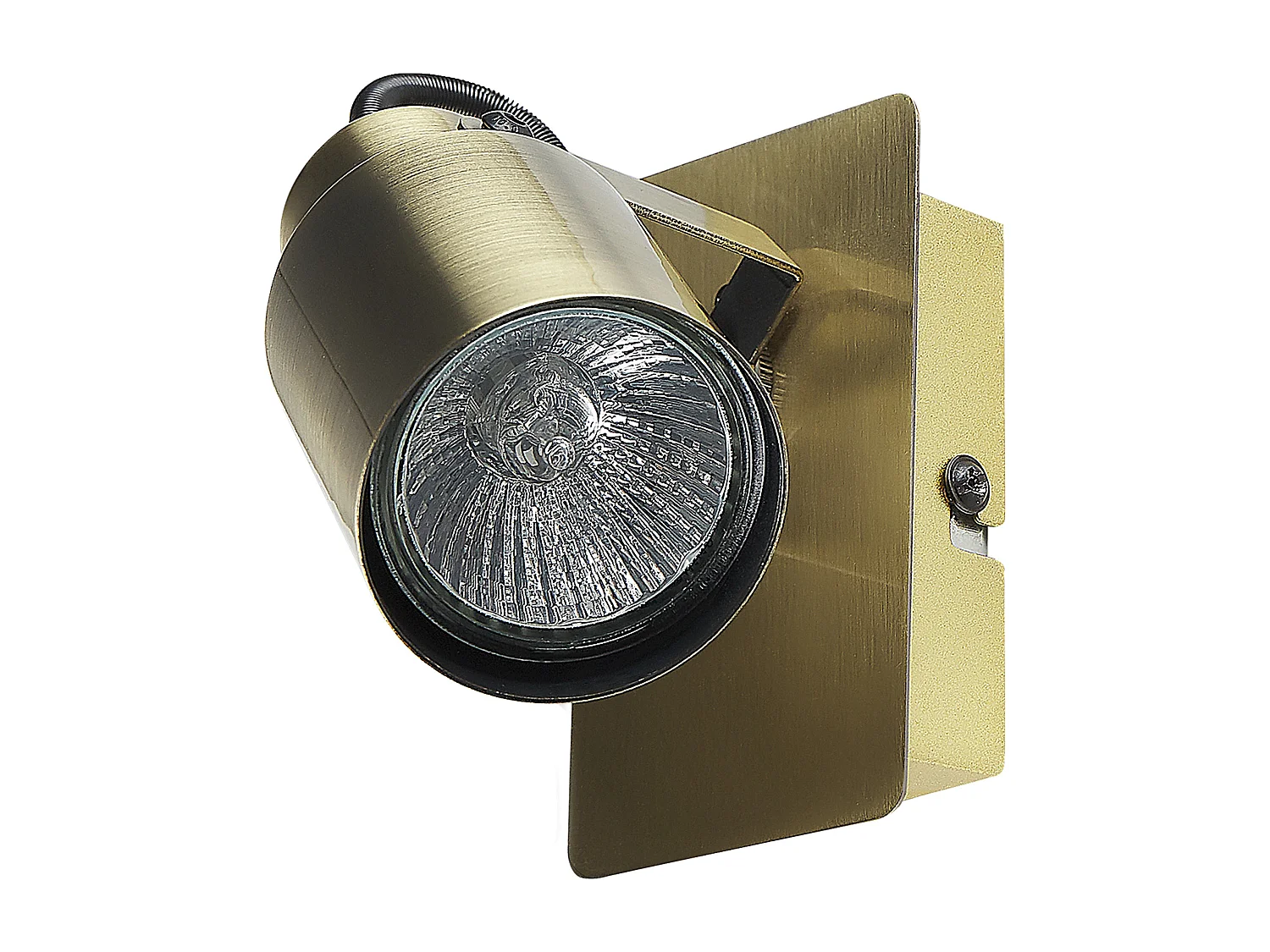 Set van 2 spotlampen BONTE Verstelbaar Metaal Messing