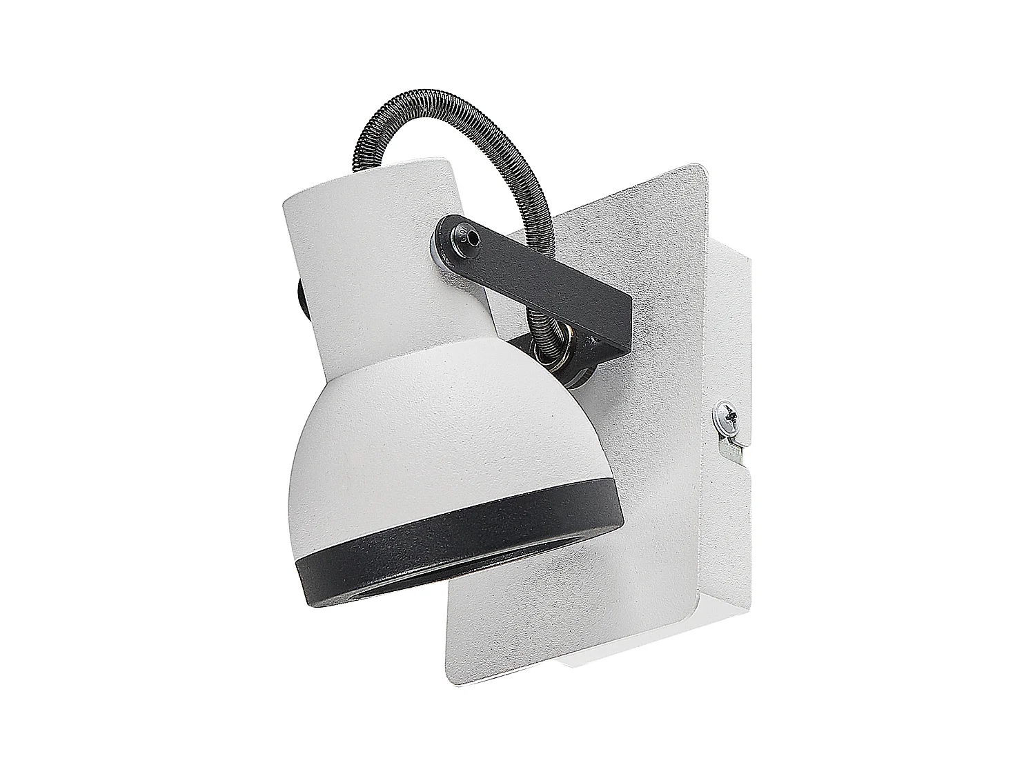 Lot de 2 spots BARO Réglable Métal Blanc