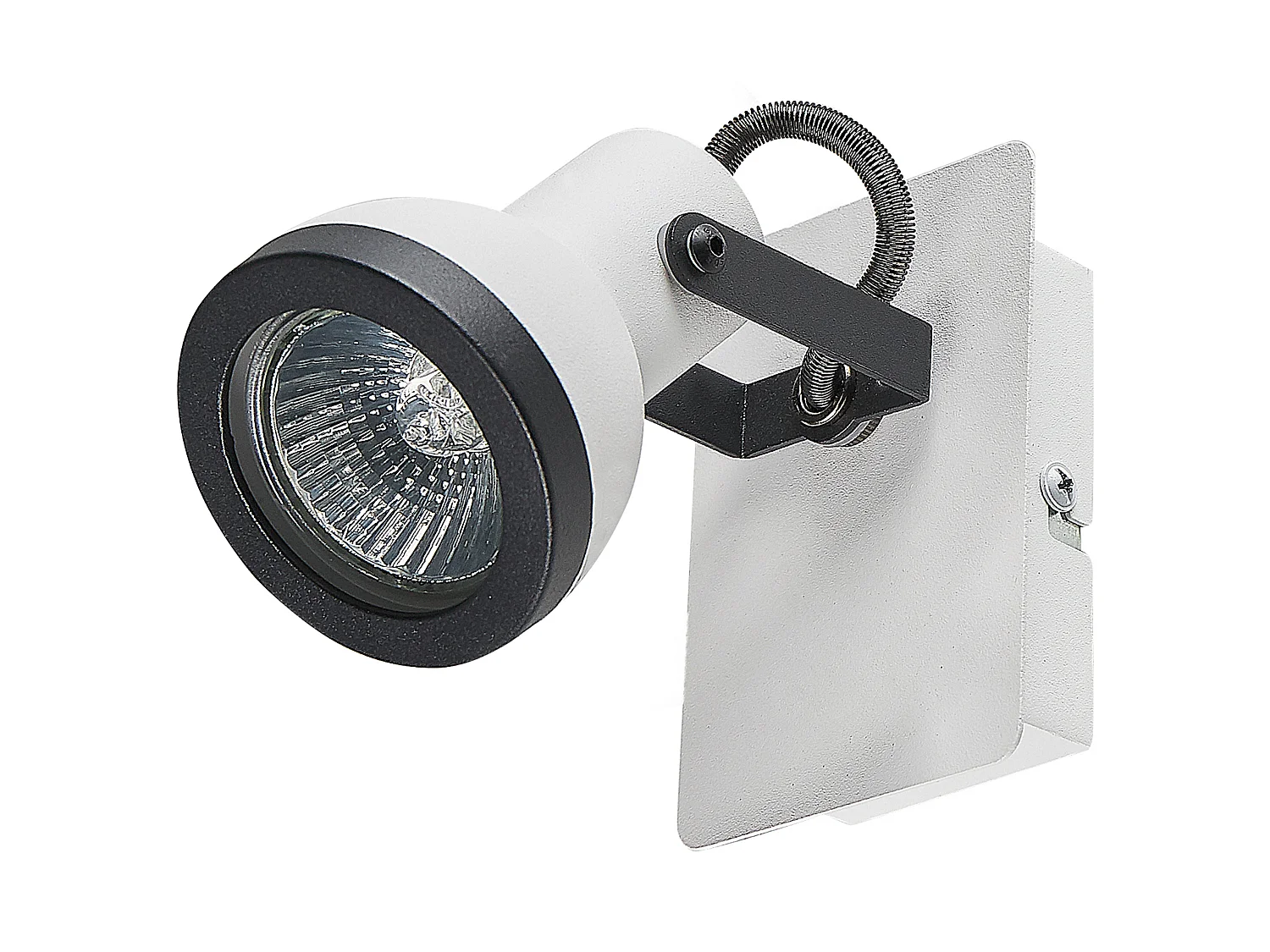 Conjunto de 2 candeeiros de foco BARO Ajustável Metal Branco