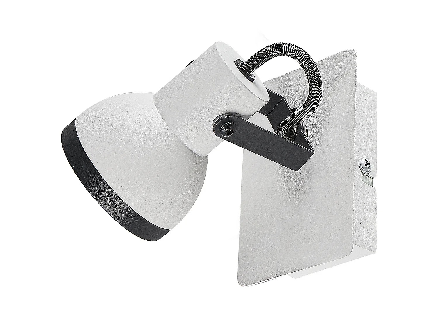 Set of 2 Spotlight Lamps BARO White Metal Adjustable