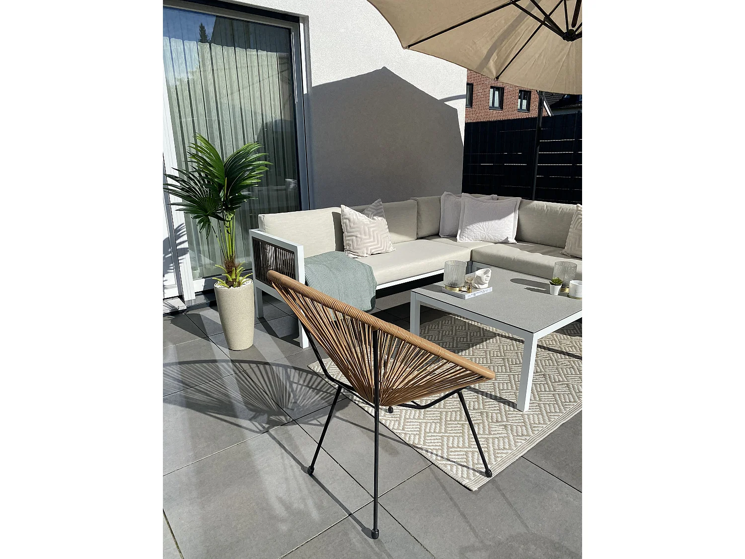 Chaise de jardin ACAPULCO II Naturel