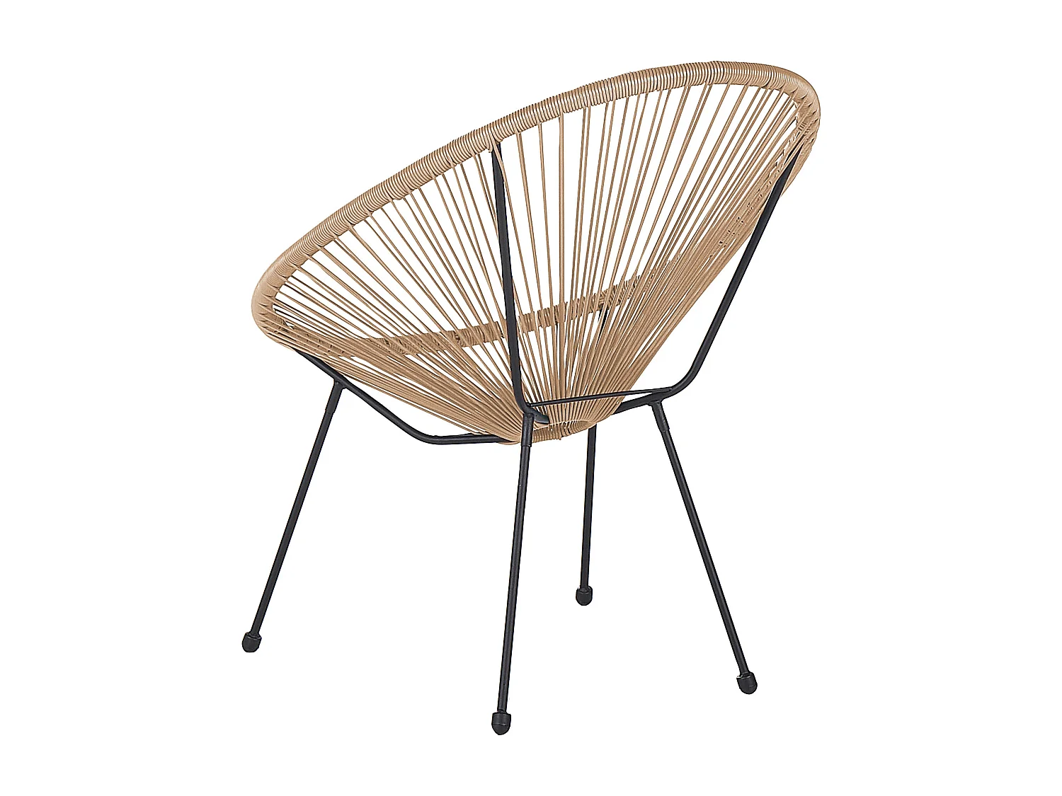 Chaise de jardin ACAPULCO II Polyrotin Naturel