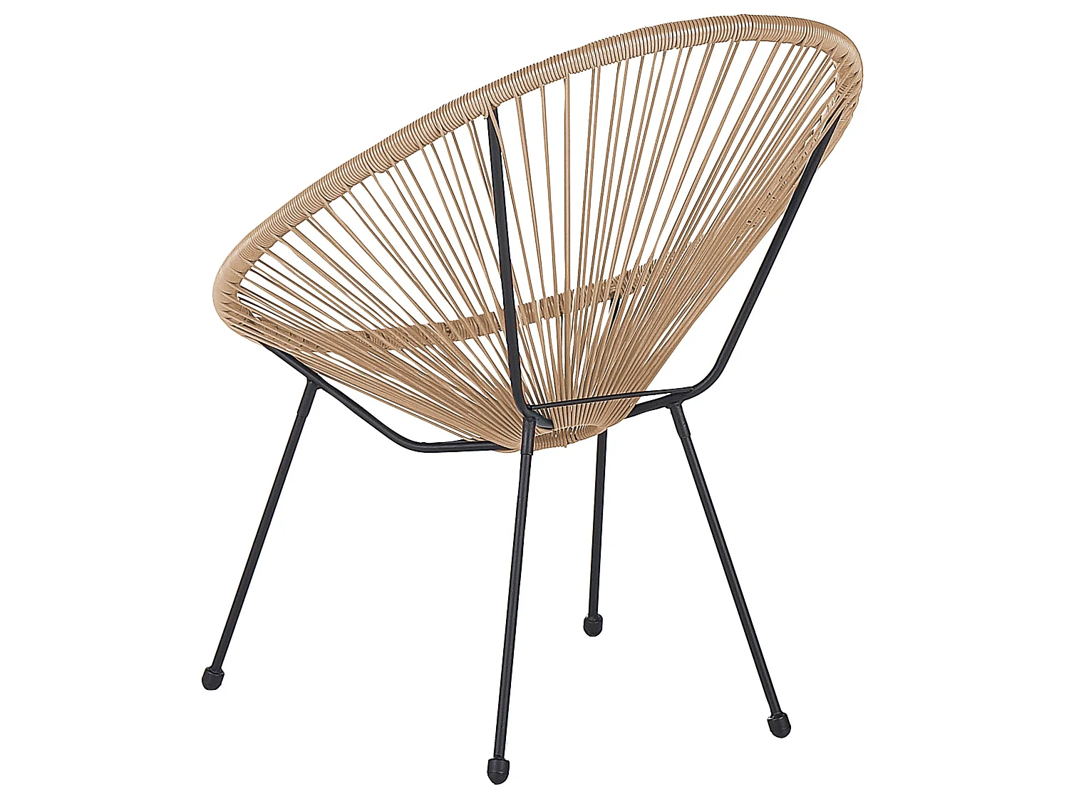 Gartenstuhl ACAPULCO II Polyrattan Naturfarben