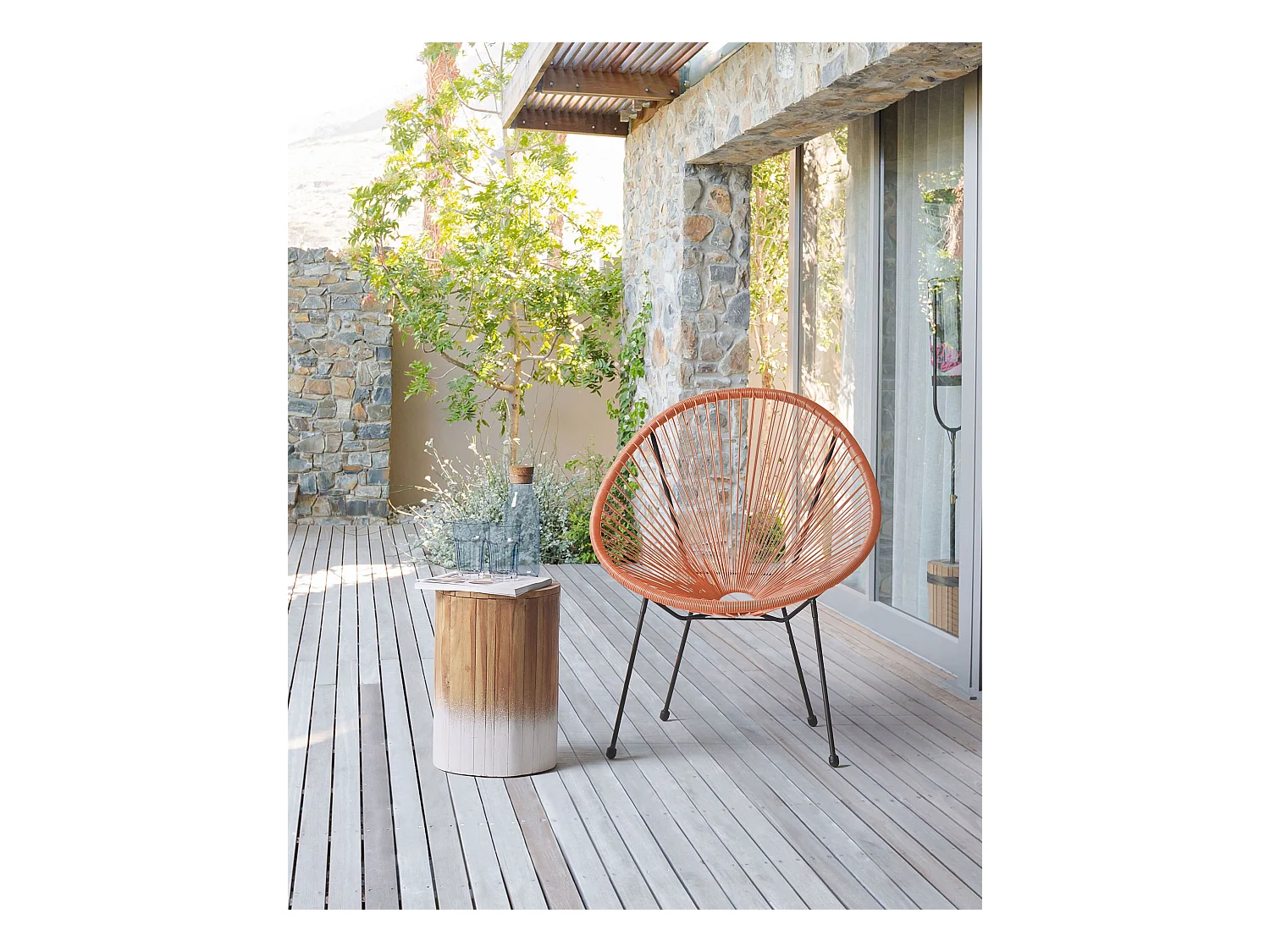 Chaise de jardin ACAPULCO II Orange
