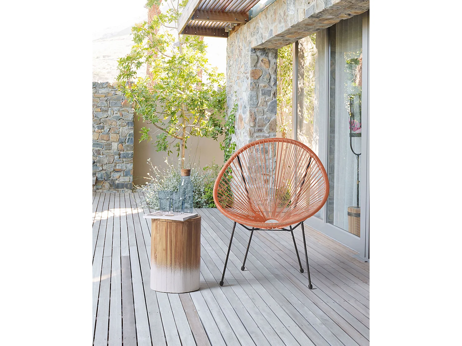 Chaise de jardin ACAPULCO II Orange