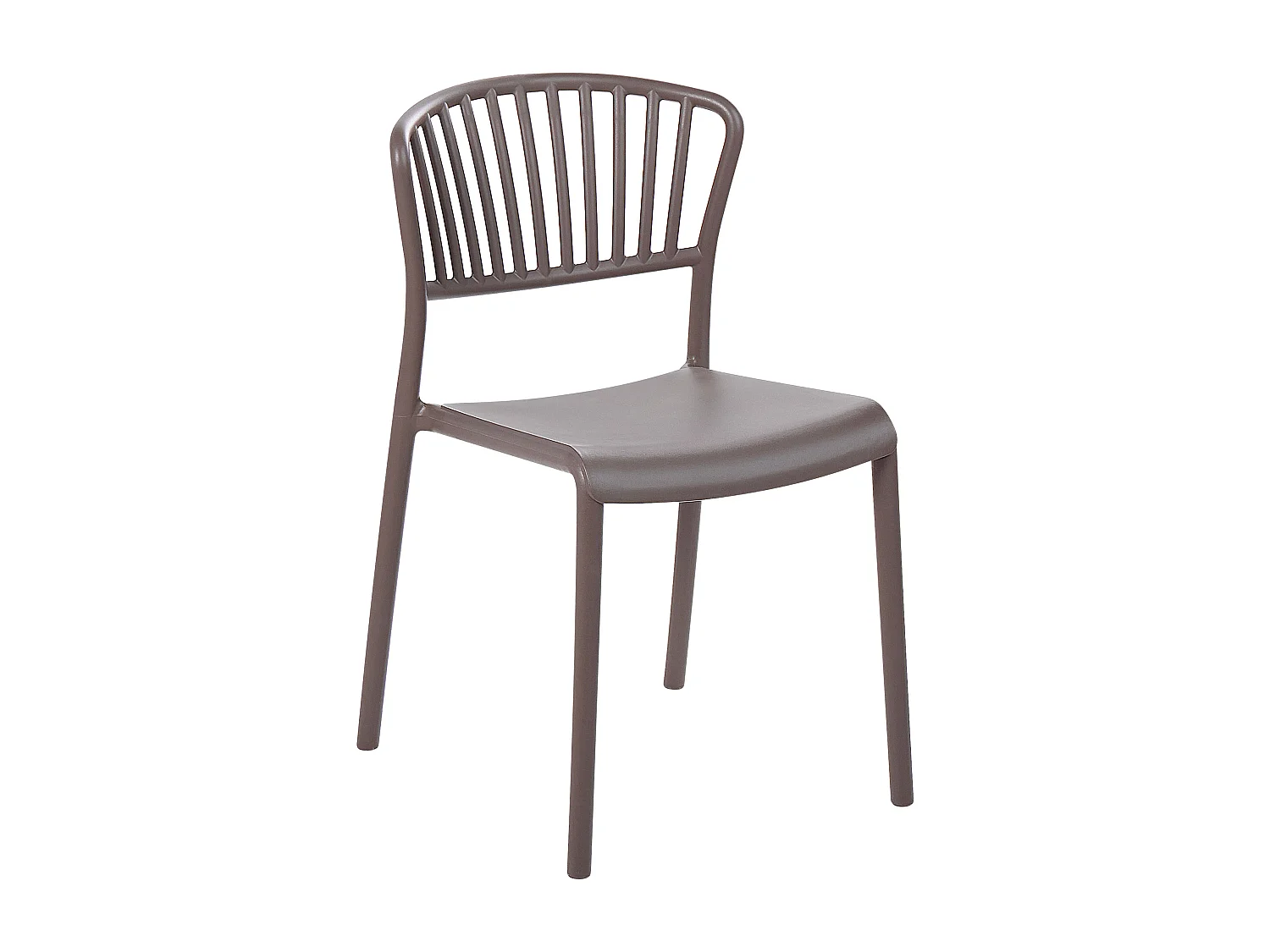 Lot de 4 chaises de jardin GELA Taupe
