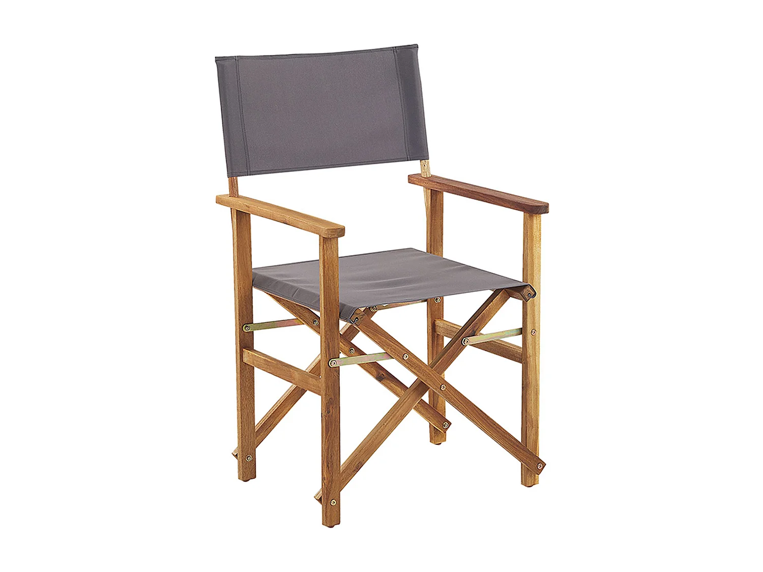 Set di 2 sedie da giardino CINE Legno d'acacia Grigio