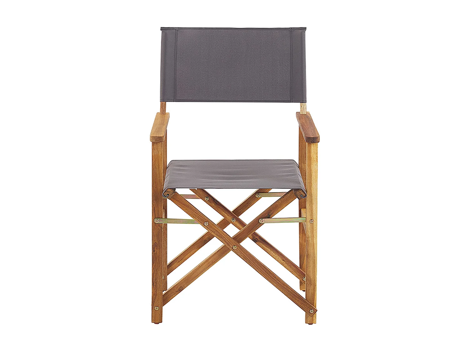 Set di 2 sedie da giardino CINE Legno d'acacia Grigio