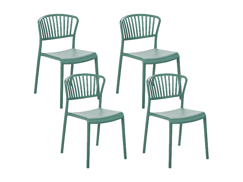 Gartenstuhl 4er Set GELA Mintgrün
