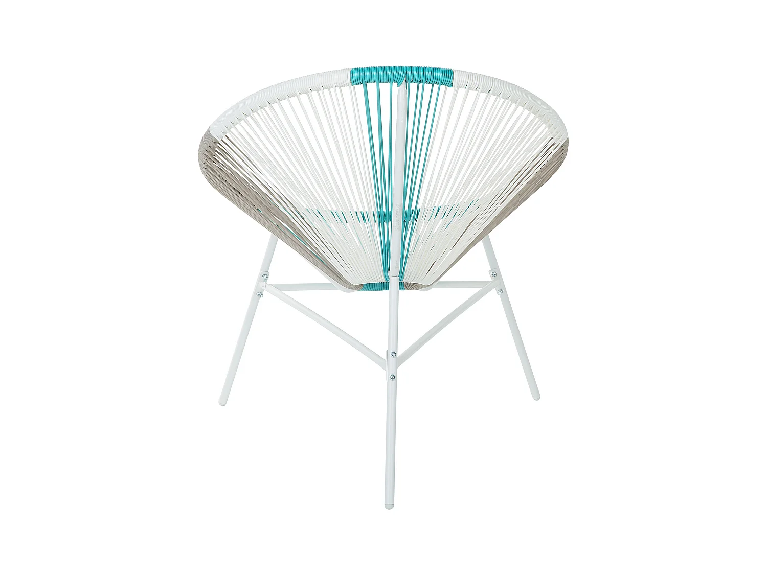 Set di 2 sedie da giardino ACAPULCO Bianco