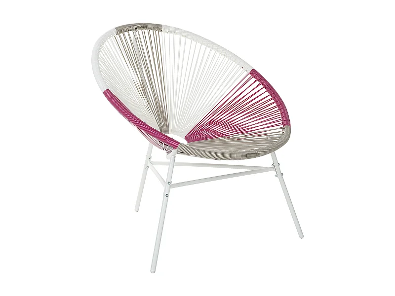 Chaise de jardin ACAPULCO Rose fushia