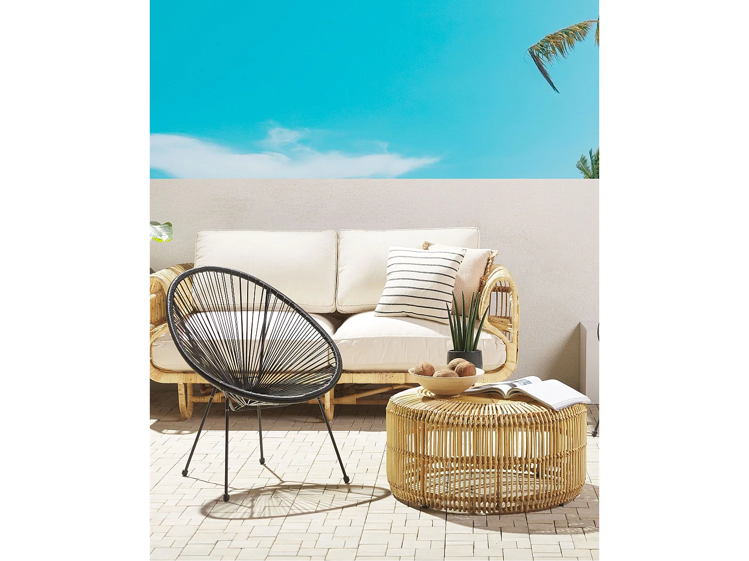 Chaise de jardin ACAPULCO II Noir