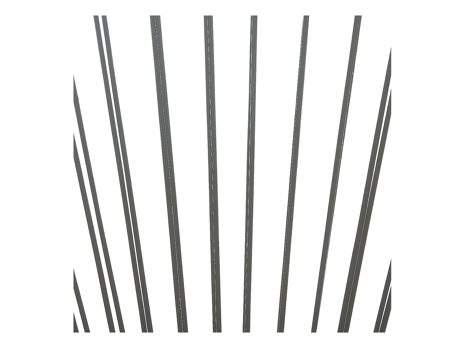 Lustiges Balkonset 2 Stühle Spaghetti-Optik Rattan dunkelgrau Acapulco