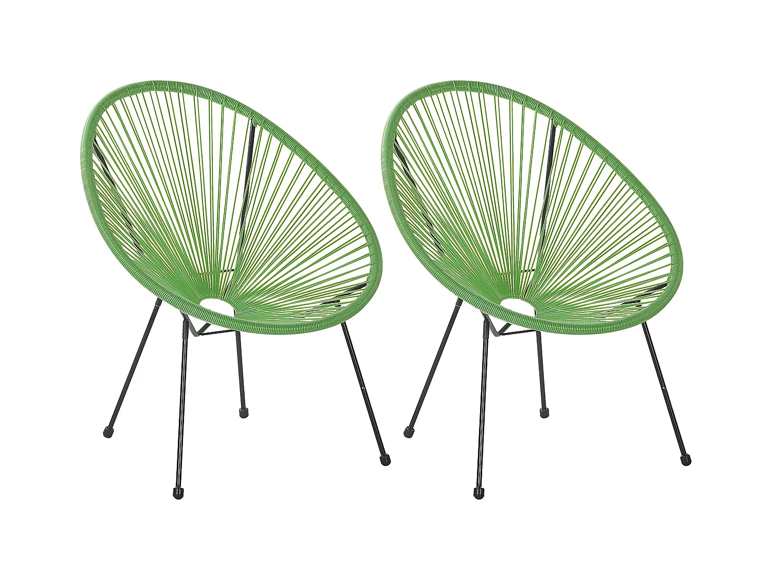 Set van 2 tuinstoelen ACAPULCO II Groen