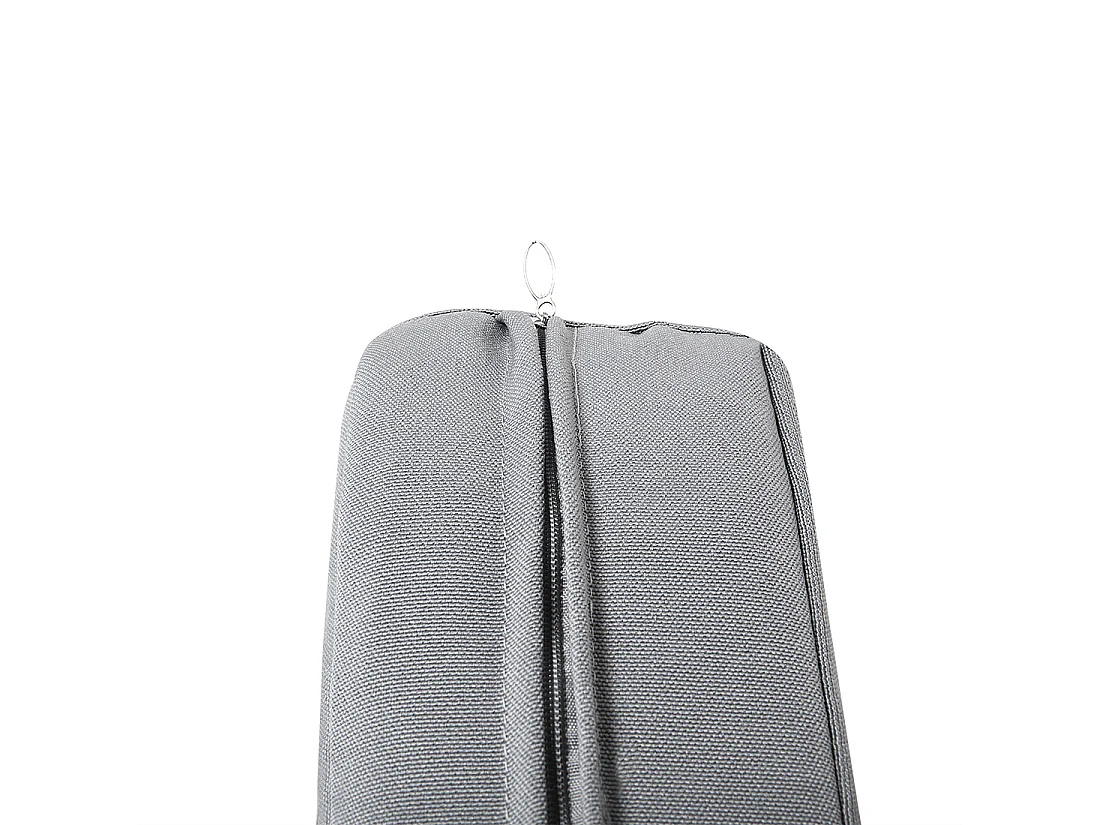 Set mit 2 Stühlen und Sitzkissen ITALY Polyrattan Weiss