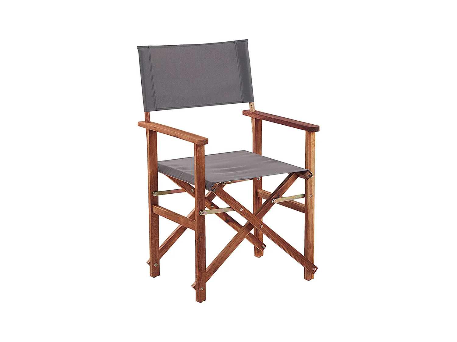 Conjunto de 2 sillas de jardín CINE Madera de acacia Gris