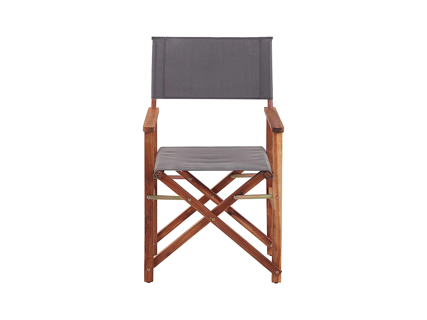 Conjunto de 2 sillas de jardín CINE Madera de acacia Gris