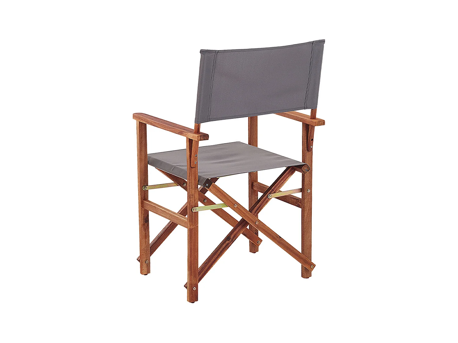 Conjunto de 2 sillas de jardín CINE Madera de acacia Gris