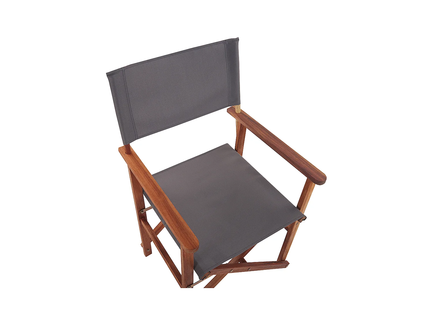 Conjunto de 2 sillas de jardín CINE Madera de acacia Gris