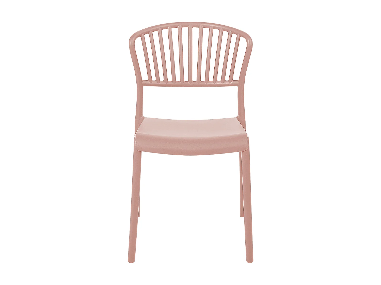 Lot de 4 chaises de jardin GELA Rose pastel