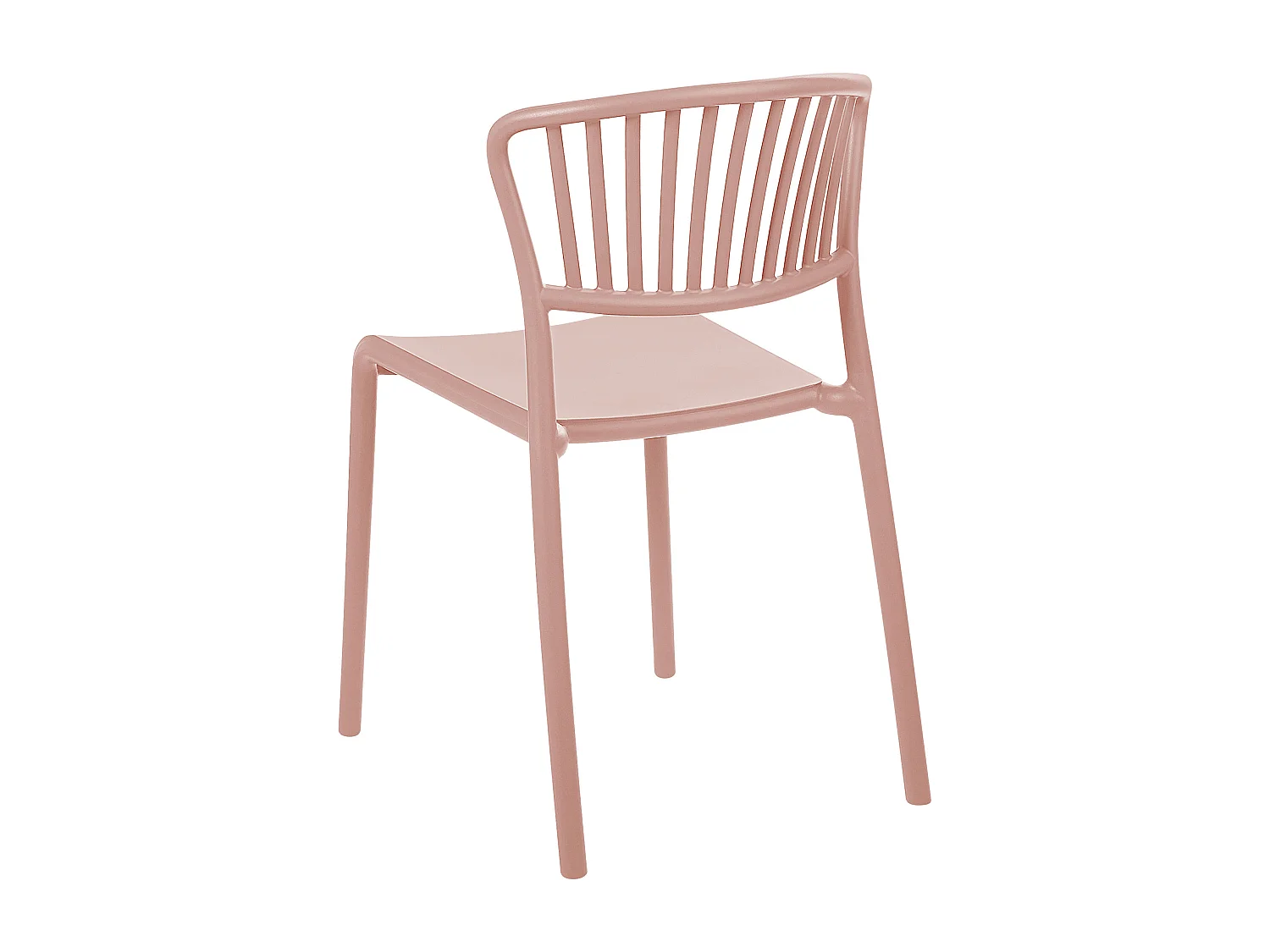 Lot de 4 chaises de jardin GELA Rose pastel