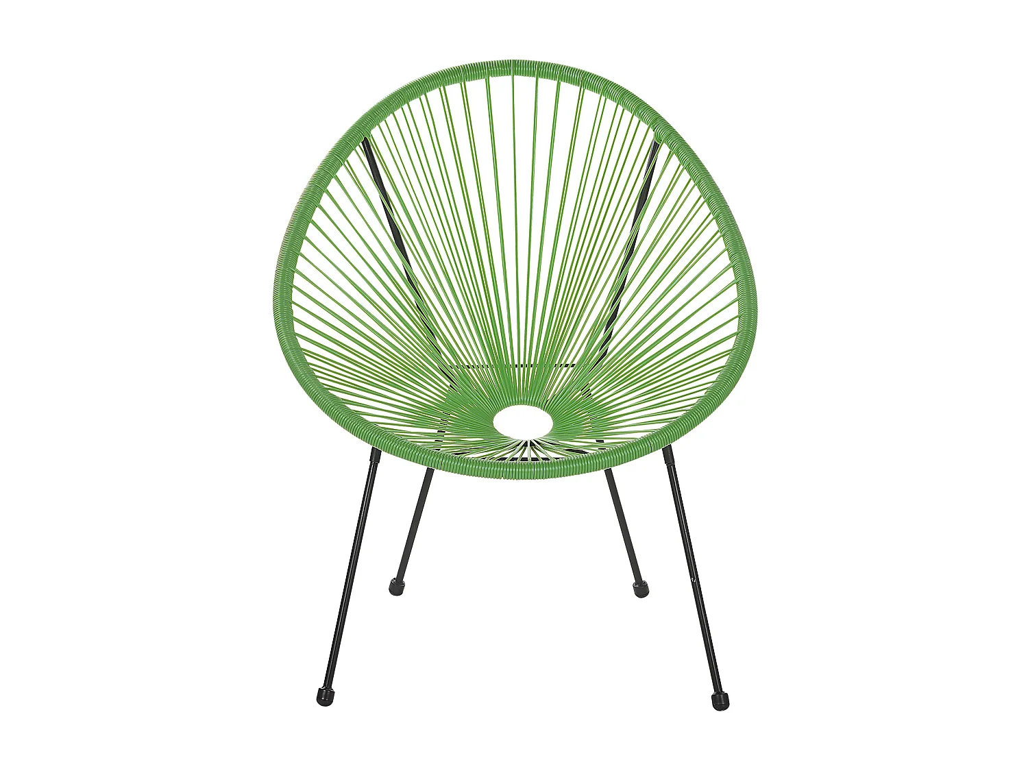 Gartenstuhl ACAPULCO II Polyrattan Grün