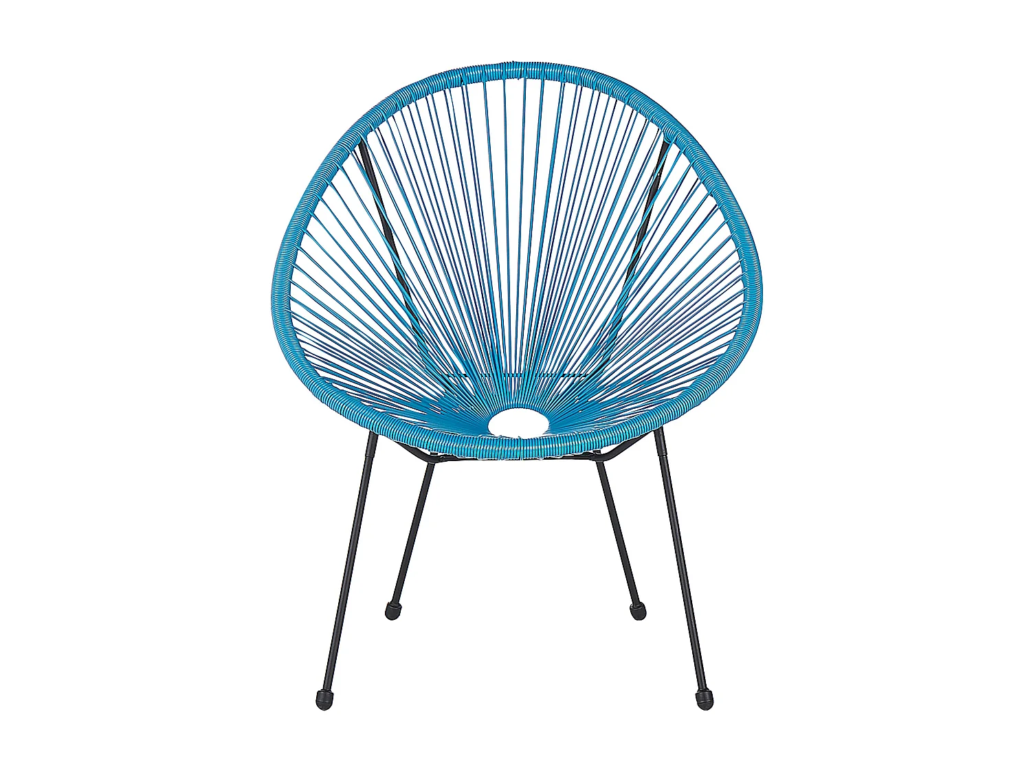 Lot de 2 chaises de jardin ACAPULCO II Bleu