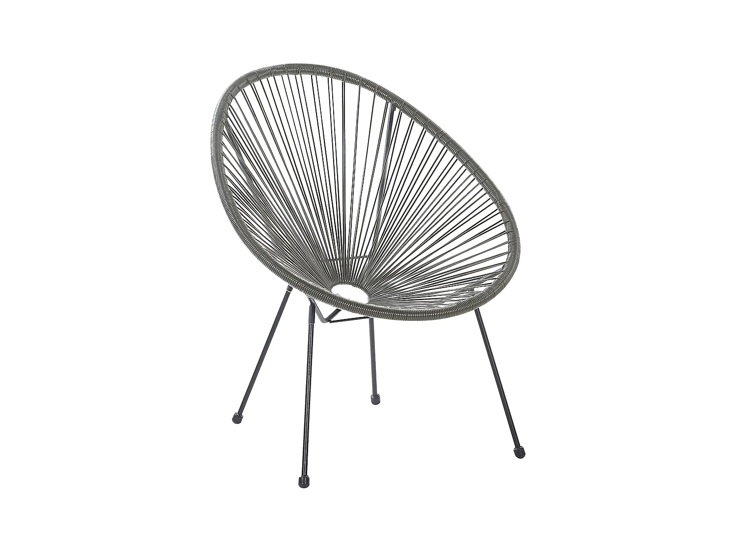 Chaise de jardin ACAPULCO II Gris foncé