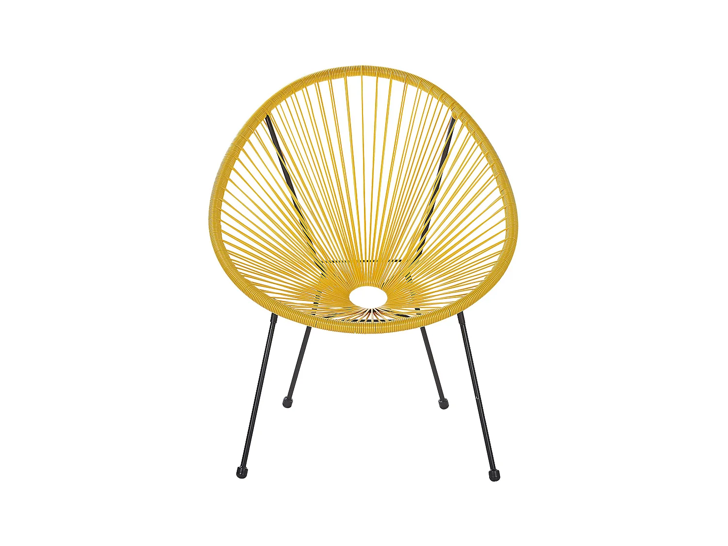 Set di 2 sedie da giardino ACAPULCO II Giallo