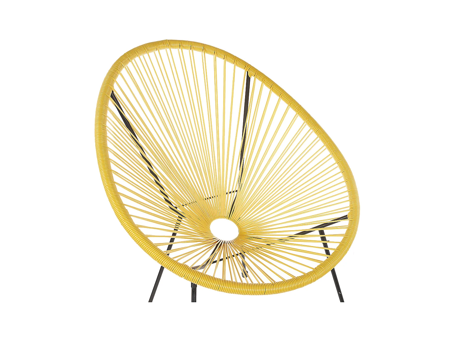 Set di 2 sedie da giardino ACAPULCO II Giallo